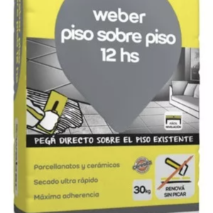 Weber Piso Sobre Piso 12 Hs 25 Kg
